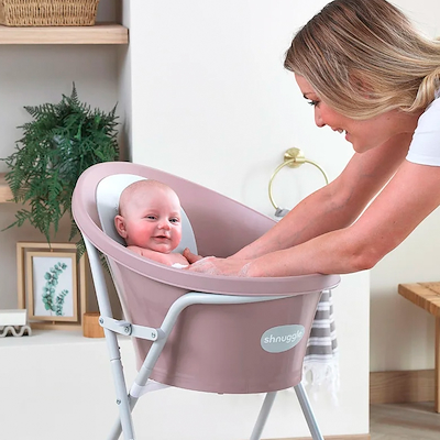 Shnuggle baby badekar baby blossom