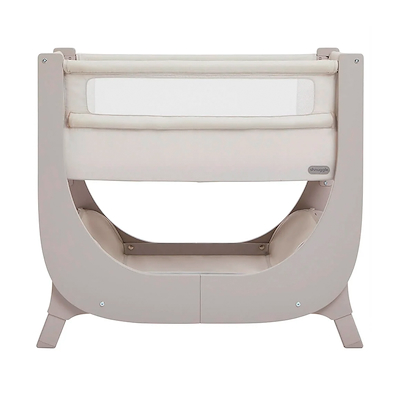 Shnuggle bedside crib air lite taupe