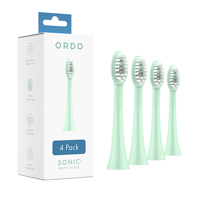 Ordo sonic+ børstehoveder 4-pak mint green