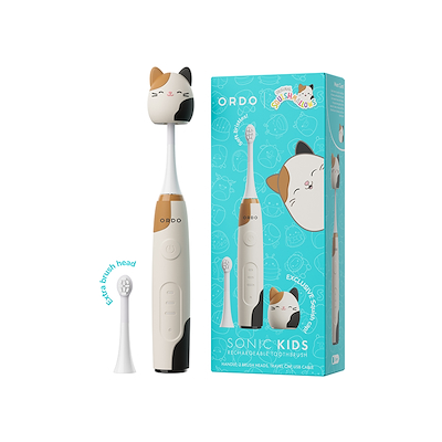 Ordo Sonic Kids genopladelig el-tandbørste hvid