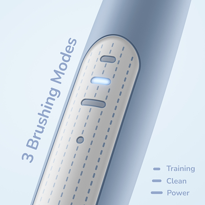 Ordo Sonic Kids genopladelig el-tandbørste blå