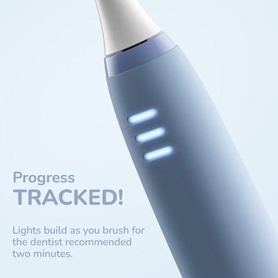 Ordo Sonic Kids genopladelig el-tandbørste blå