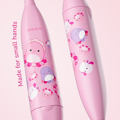 Ordo Sonic Kids batteri tandbørste pink