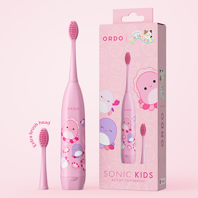 Ordo Sonic Kids batteri tandbørste pink