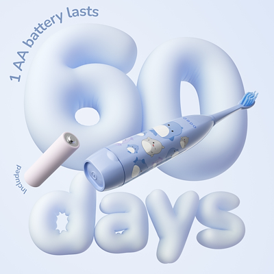 Ordo Sonic Kids batteri tandbørste blå