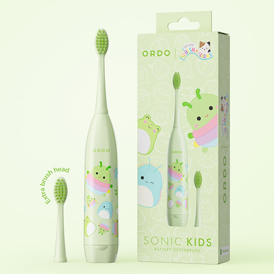 Ordo Sonic Kids batteri tandbørste grøn