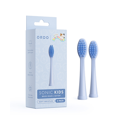 Ordo Sonic Kids børstehoveder til el-tandbørste blå 2 stk.