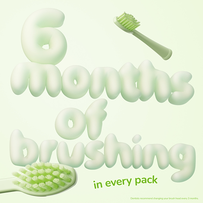 Ordo Sonic Kids børstehoveder til el-tandbørste grøn 2 stk.