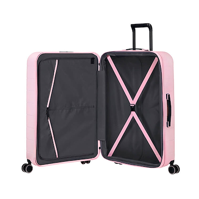 American Tourister Novastream Spinner kuffert lyserød