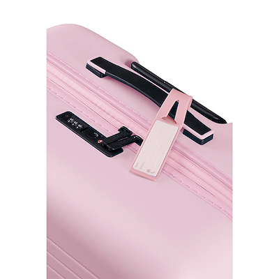 American Tourister Novastream Spinner kuffert lyserød