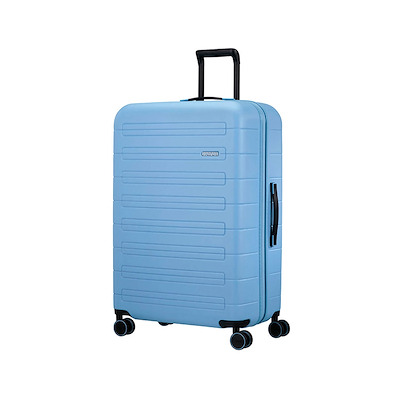 American Tourister Novastream Spinner kuffert pastelblå