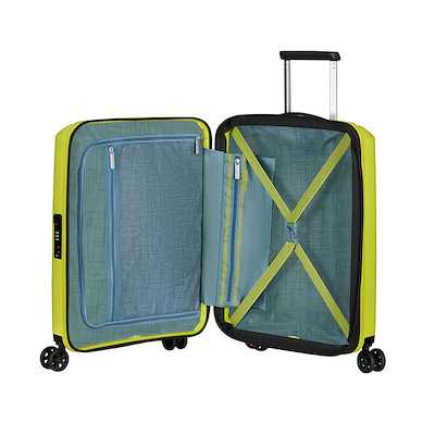 American Tourister AeroStep Spinner kabinekuffert 55 light lime