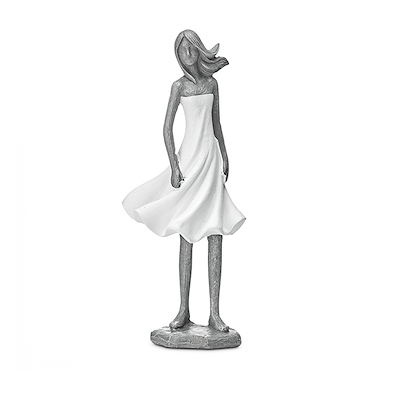 Columbine Konfirmand pige grå 20 cm