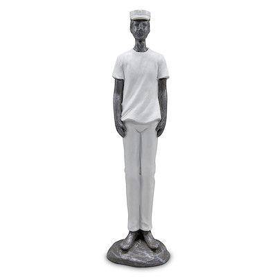 Columbine figur student Dreng grå