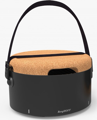 Berghoff transportabel bordgrill 35 cm sort