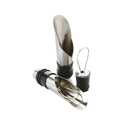 Point Virgule skænkepropper stål 2 stk.