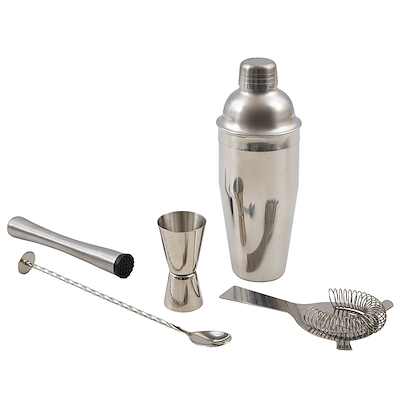 Cocktailsæt shaker målebæger