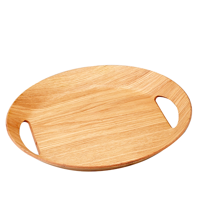 Point Virgule serveringsbakke oval i træ