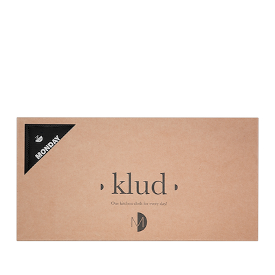 Klud microfiberklude 7 ugedage black 30x30 cm