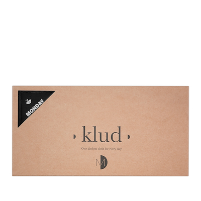 Klud microfiberklude 7 ugedage black 30x30 cm