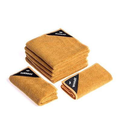 Klud microfiberklude 7 ugedage curry yellow 30x30 cm