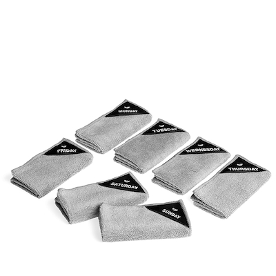 Klud microfiberklude 7 ugedage grey 30x30 cm