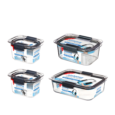 Sistema Brilliance opbevaring 4 stk.