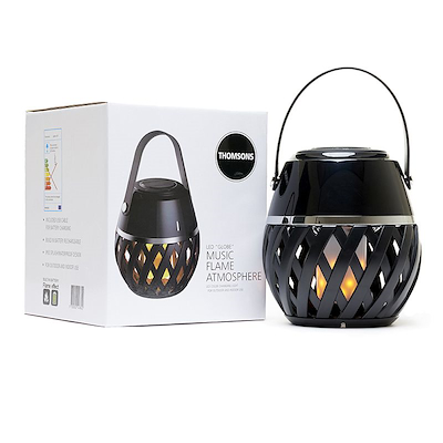 Thomsons Globe LED lampe sort