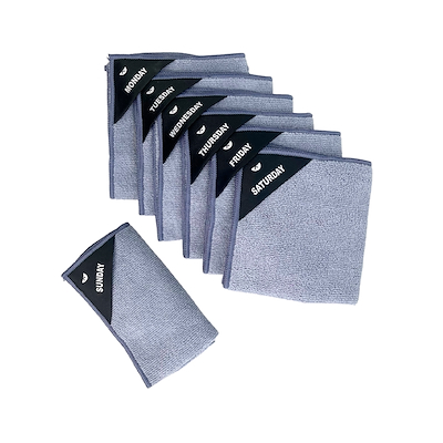 Klud microfiberklude 7 ugedage blue 30x30 cm