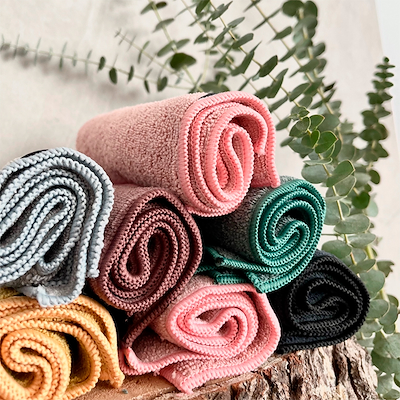 Klud microfiberklude 7 ugedage multicolor 30x30 cm