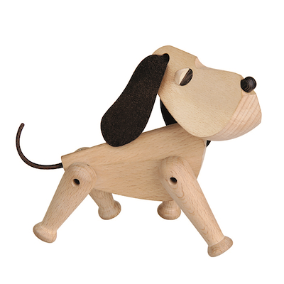 Architectmade Oscar træhund 11 cm