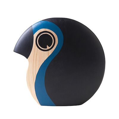 Architectmade Discus fugl mellem blå 17 cm