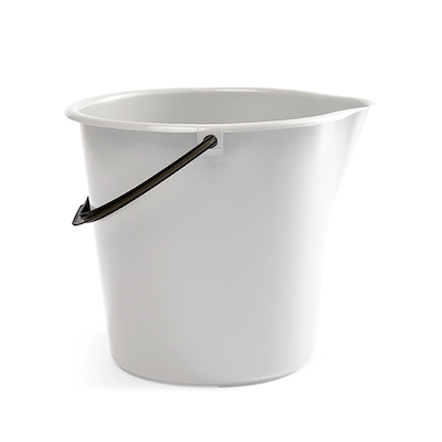 Spand med bred hældetud og hank 10 liter