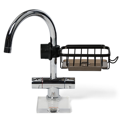 G. Funder trådkurv til køkkenarmatur sort