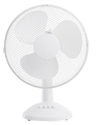 Bordventilator hvid Ø 30 cm