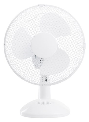 Bordventilator hvid 23 cm