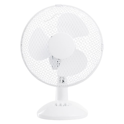 Bordventilator hvid 23 cm