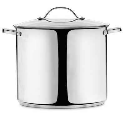 Suppegryde med glaslåg 18 liter