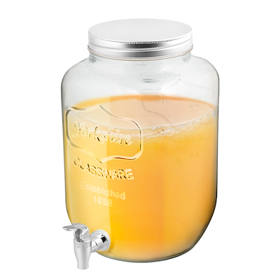 Day dispenser/ opbevaringsglas med tappehane 8 liter