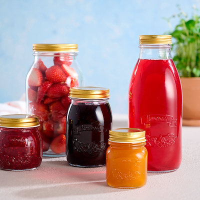Sylteglas med skruelåg 0,5 liter