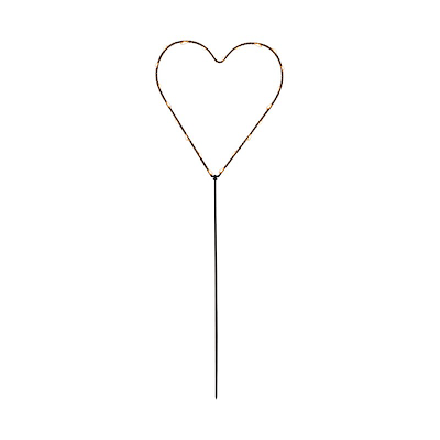 LED Hjerte med 30 LED H75 cm