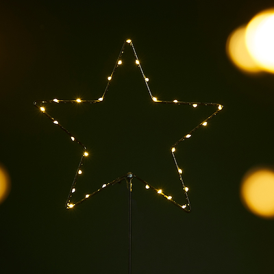 Stjerne 30 mini LED H75 cm