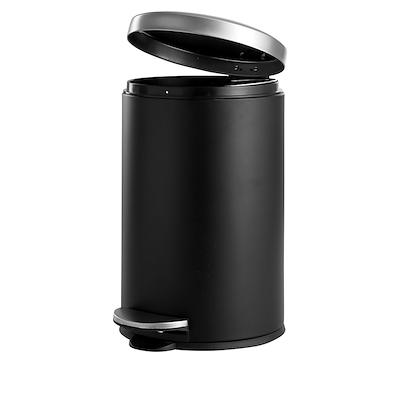 Pedalspand sort 12 liter