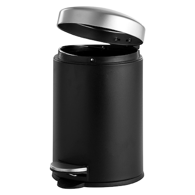 Pedalspand med softclose sort 3 liter