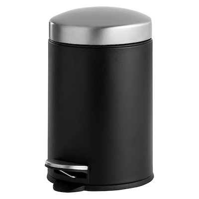 Pedalspand med softclose sort 3 liter