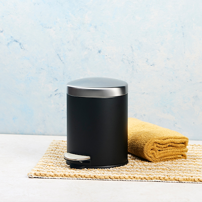 Pedalspand sort 5 liter