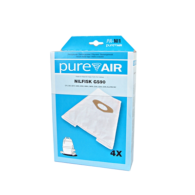 Pureair støvsugerposer NI1 Nilfisk GM/GS 80/90 / 4