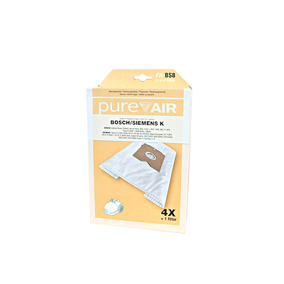 PureAir BS8 støvsugerposer