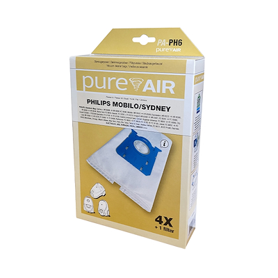 PureAir Philips Mobilo/Sidney støvsugerposer 5 stk. PA-PH6