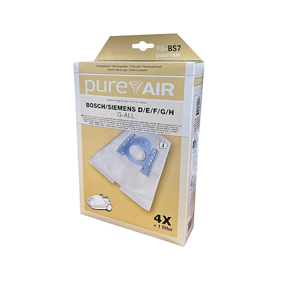 PureAir Bosch/Siemens D/E/F/G/H G-ALL støvsugerposer 5 stk. PA-BS7
